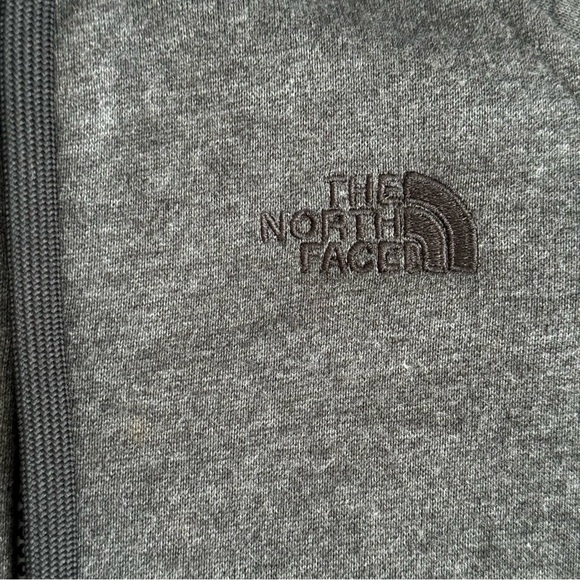 The North Face Zip Up Hoodie Jacket Gray Black MEDIUM - Picture 2 of 8